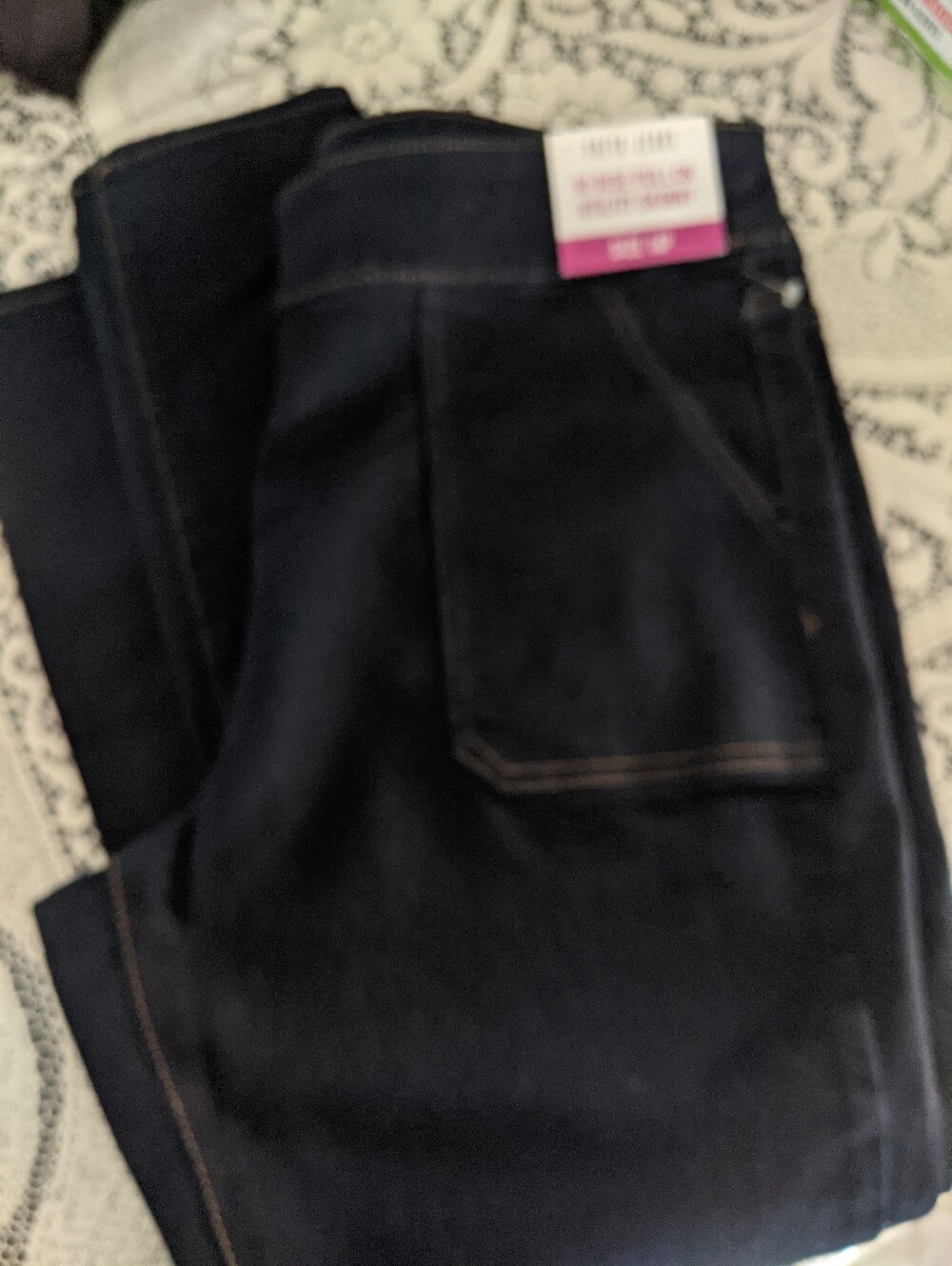 Women's Retro Fashion Dark Denim Jeans Pants Office Businesscasual Gift